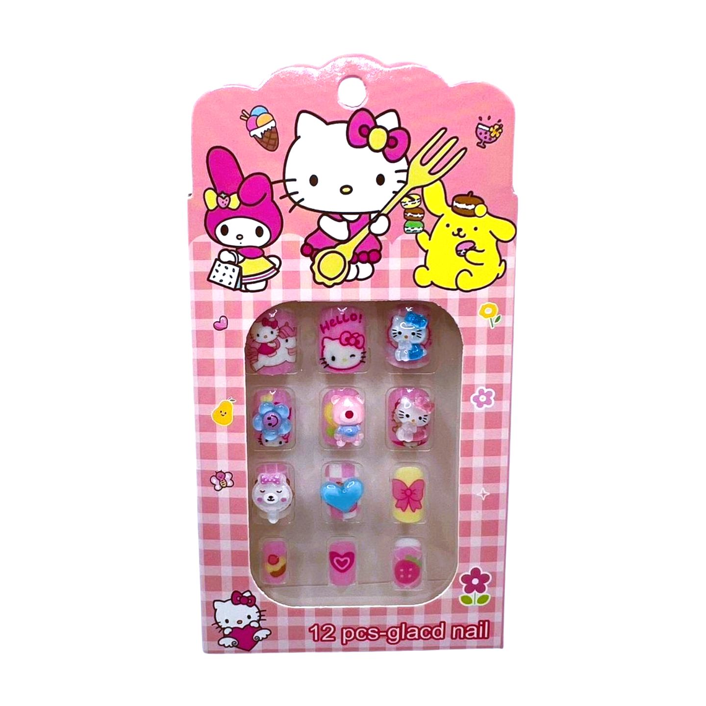 Kid Sanrio Press On Nail Tips - F