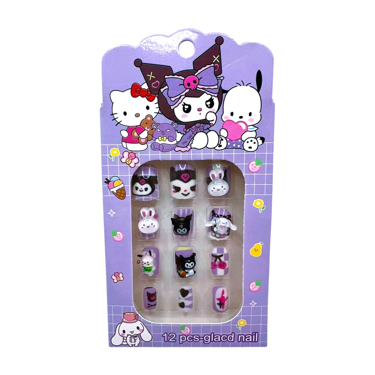 Kid Sanrio Press On Nail Tips - D