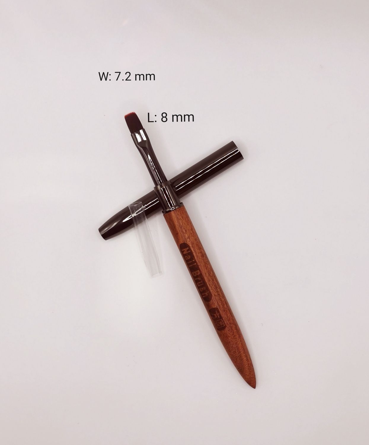 Nail Gel Brush - Square Round Head