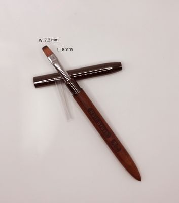 Premium Gel Brush - Square Round Head 8mm