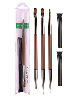 Manicure Double Head Nail Brush