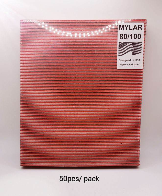 Mylar premium  Regular Nail File 80/100 (50pcs/pack)