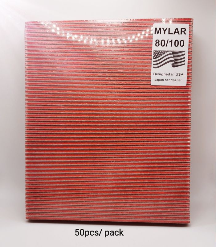 Mylar premium Jumbo Nail File 80/100 (50pcs/pack)