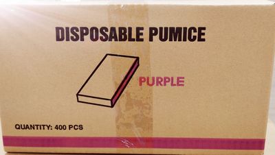 Mylar Disposable Purple Mini Pumice (400pcs/box)