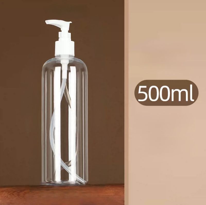 Clear Empty Pump Bottle 500ML