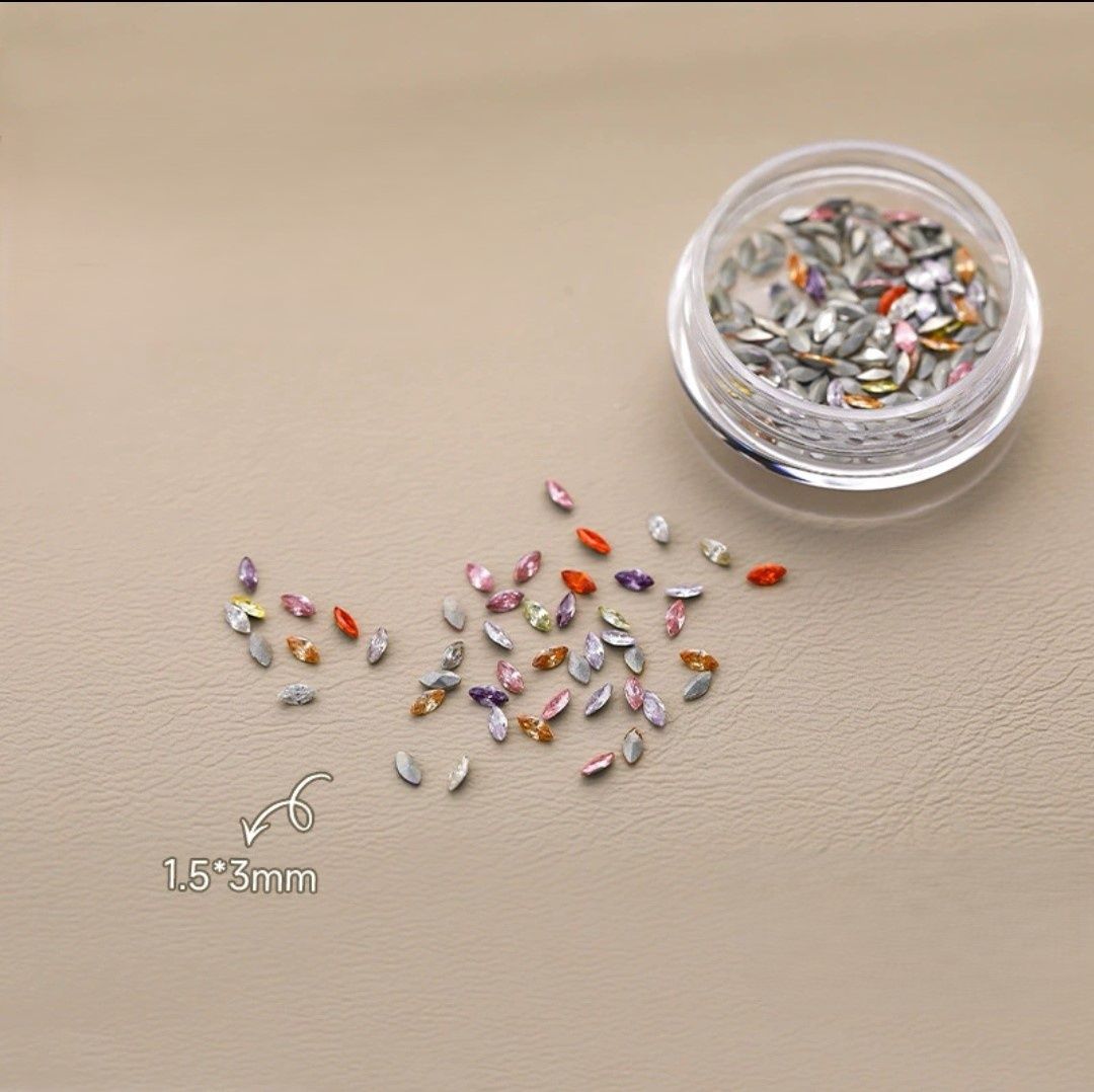 50pc Mix Mini Marquise Rhinestone