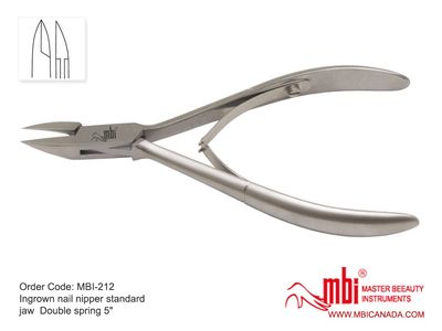 MBI-212 Ingrown Nail Nipper Standard Jaw 5″