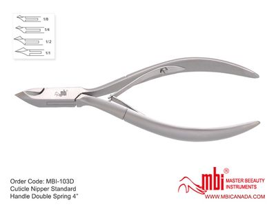MBI 103D Cuticle Nipper 4&quot;