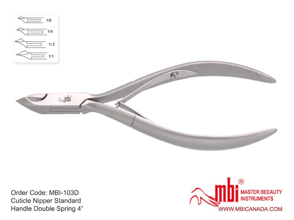 MBI 103D Cuticle Nipper 4&quot;, Jaw: Full Jaw