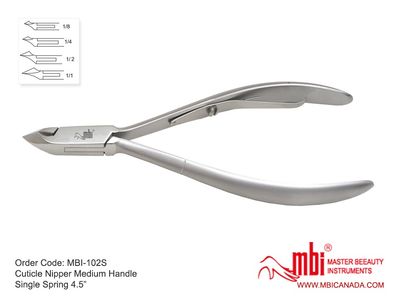 MBI-102S Cuticle Nipper 4.5″