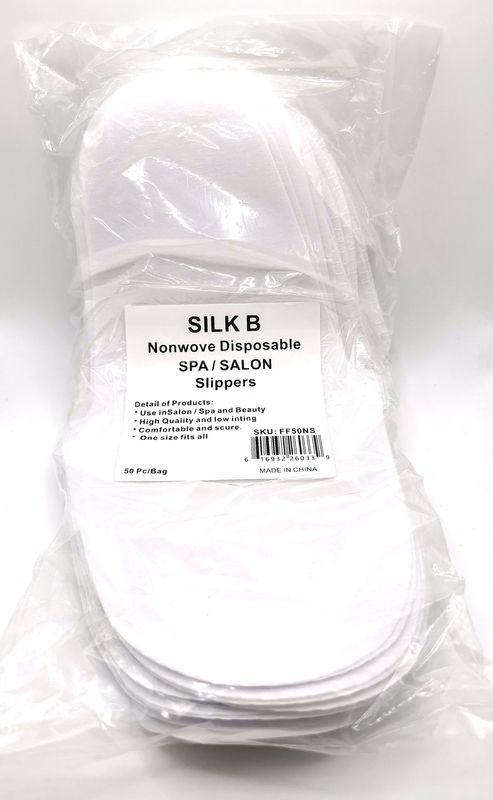 Silk B Disposable Pedicure Paper Slippers (25 pairs/pack)