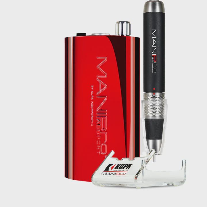 Kupa ManiPro  E-File Complete Set Candy Apple Red  (Cradle not included)