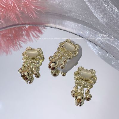 Lock Bell Nail Charm (2pcs)