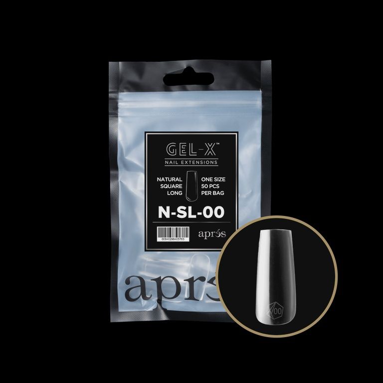 GEL-X® Natural Square Long Refill Bag (50pcs)