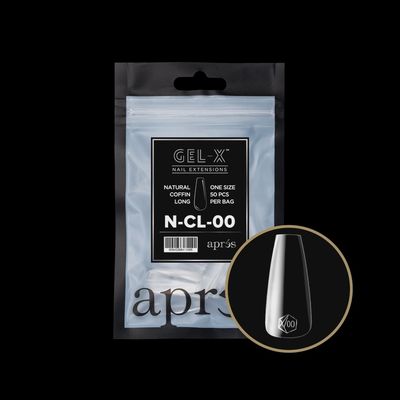 GEL-X® Natural Coffin Long Refill Bag (50pcs)