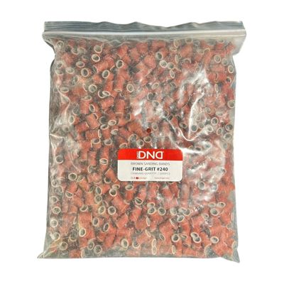 DND Sanding Bands for Nail Drills (1000pcs/bag) - Fine Brown