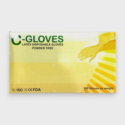 C - Gloves Latex Disposable, Size: XS