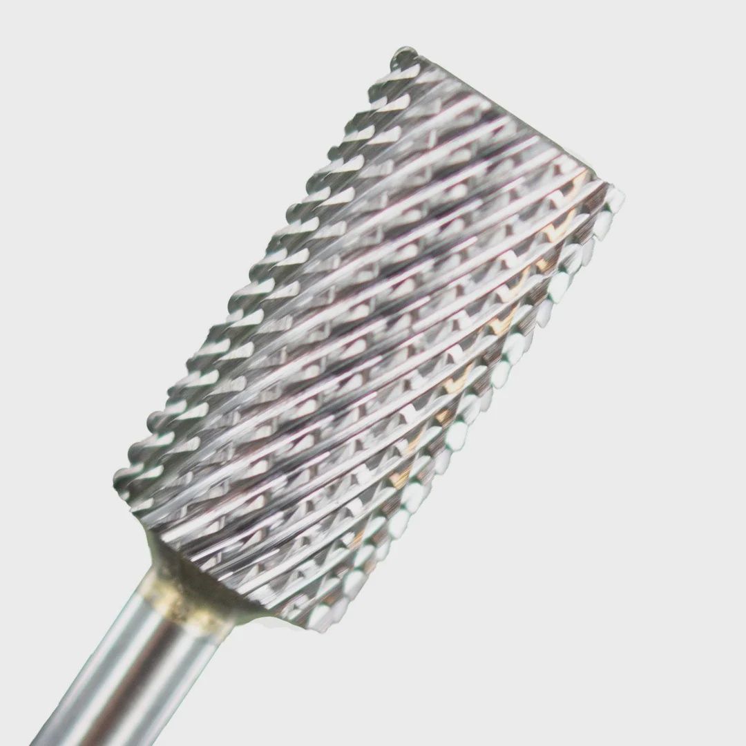 Pro BITS Silver Carbide Large Two-Way Barrel 3/32&quot; Shaft, Coarse: C