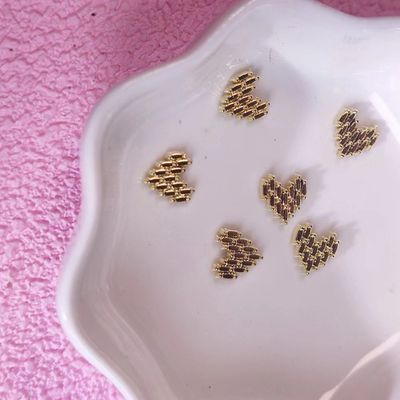 Fashion Heart Shape Nail Charms
