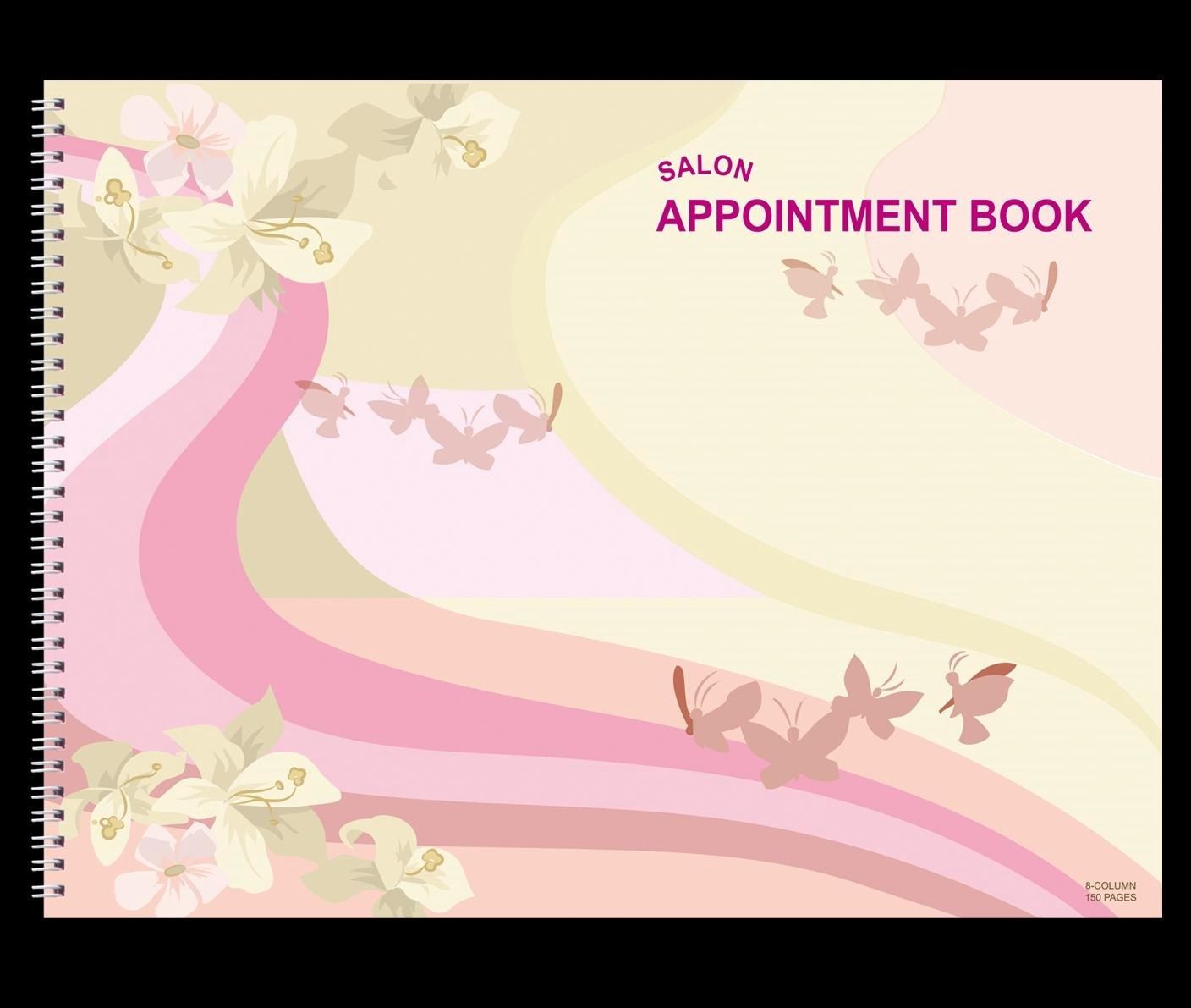 Butterfly Appointment Book 8 Columns