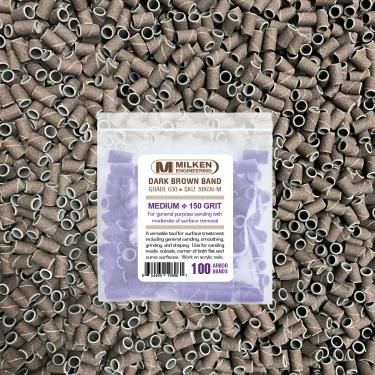 Milken Brown Sanding Band Medium 150 Grit (100pcs)