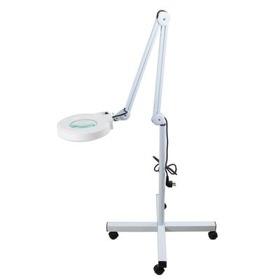 LED Magnifying Floor Lamp - White