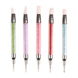 Double-ended Nail Art Embossing Pen (5pcs/set) - A