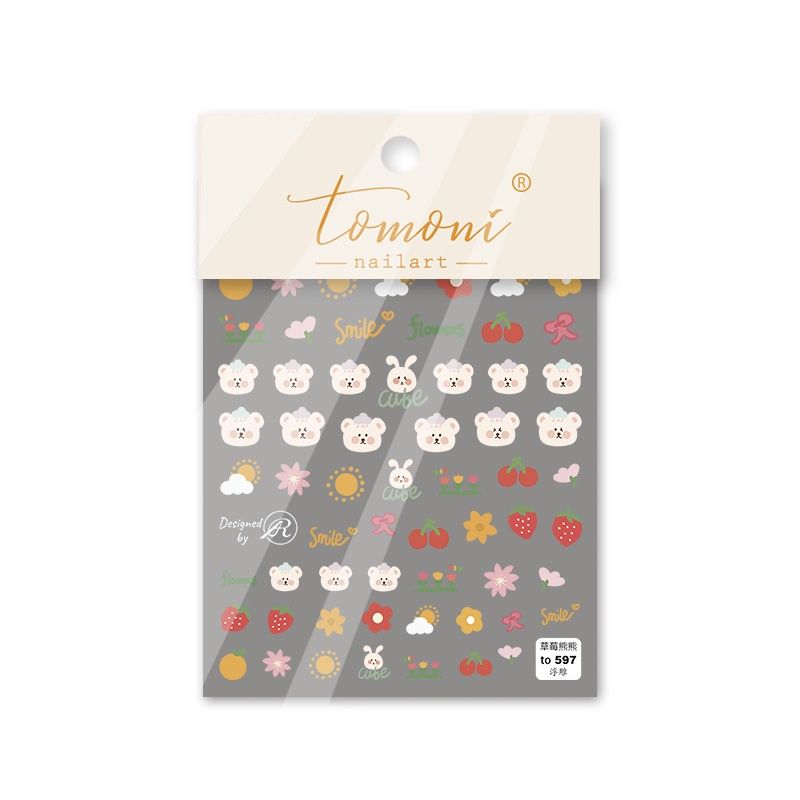 Tomoni Nail Sticker - TO 597