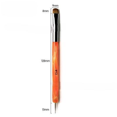 Double-Ended French Brush with Dotting Pen