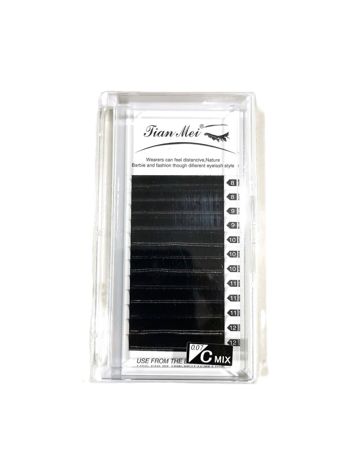 TM False Eyelashes 0.07-C MIXED