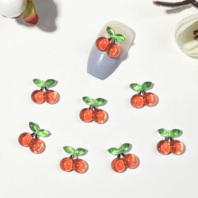Fruit Nail Charms (5pcs) - Cherry