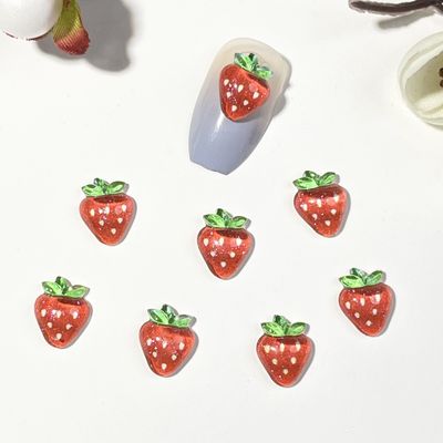 Fruit Nail Charms (5pcs) - Strawberry
