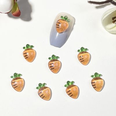 Fruit Nail Charms (5pcs) - Carrot