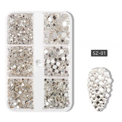 6 Grid Box Rhinestone SZ-01