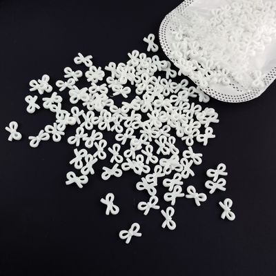 Bow Tie Nail Charm (5pcs) - White