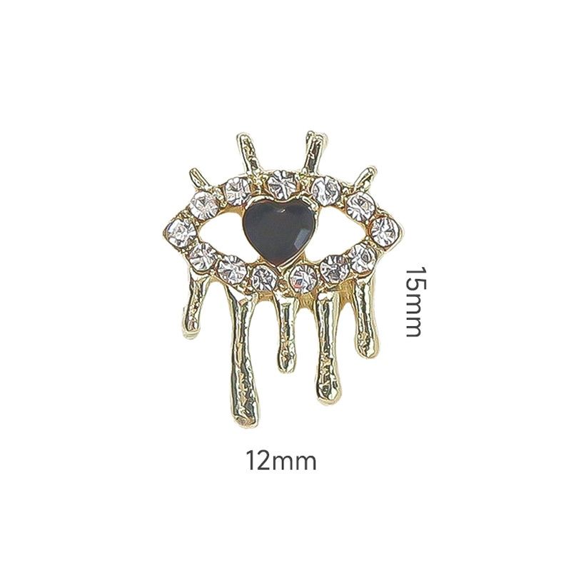 Teardrop Nail Charm (2pcs)