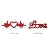 Valentine Heart Nail Charm (2pcs)