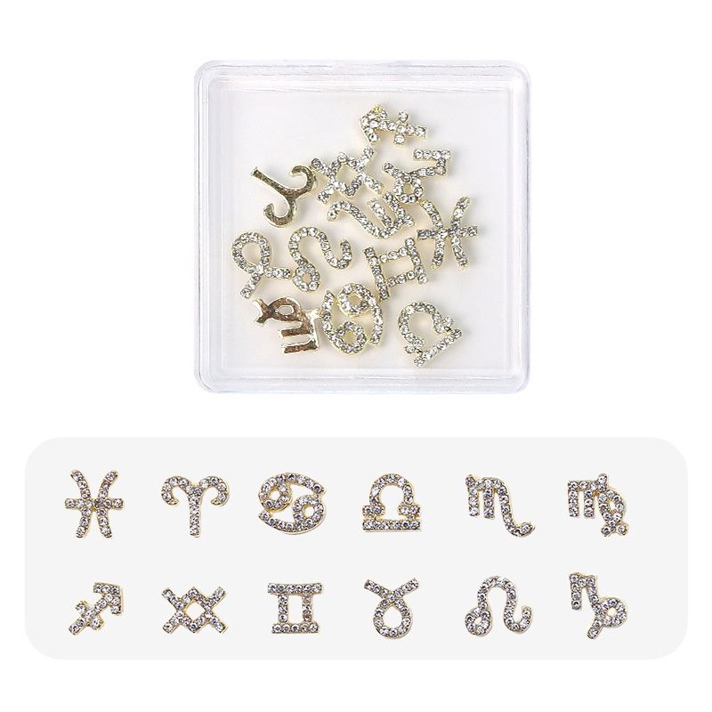 Constellation Shape Nail Charm (12pcs)