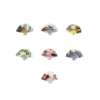 Fan Nail Charm (2pcs) - Mix Color