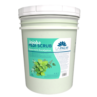 Jojoba Pedi-Gel Scrub Bucket (5 Gal) - Spearmint Eucalyptus