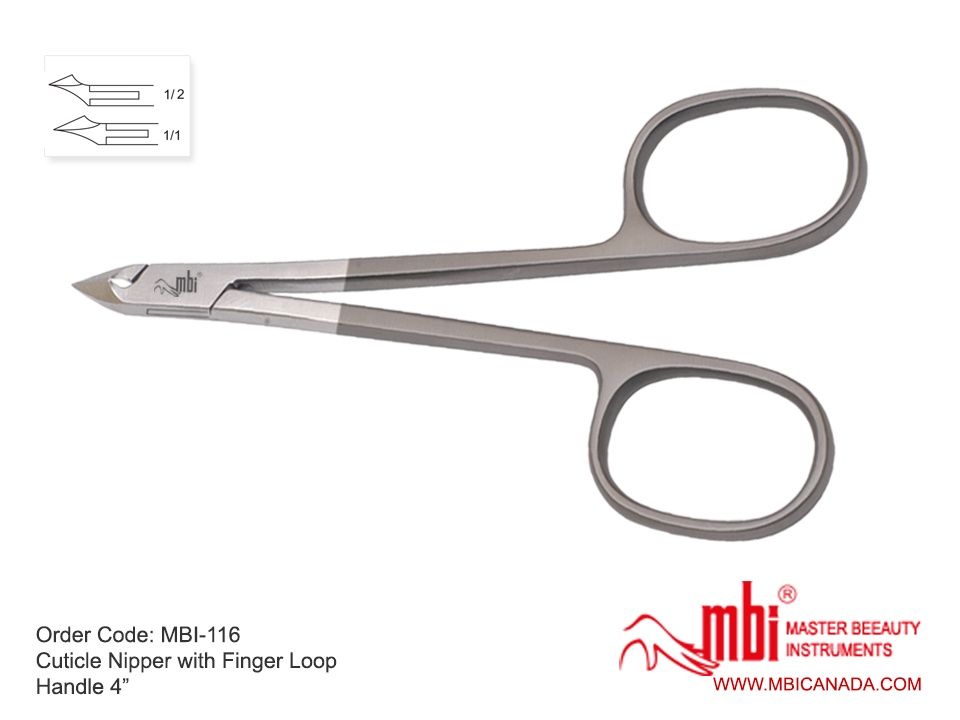 MBI-116 Cuticle Nipper Size 4″ 1/2