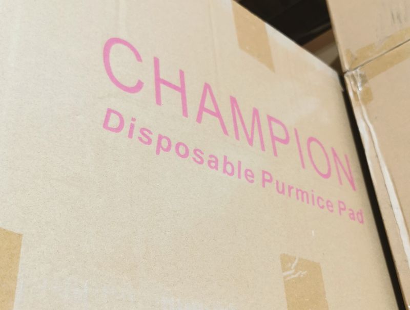Champion Disposable Pumice Medium - Pink(1600pcs/case)