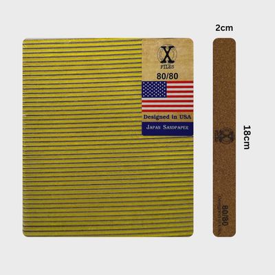 X File Regular Yellow 80/80 (50pcs)