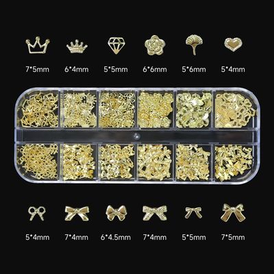 12 Grids Box Nail Accessories - B