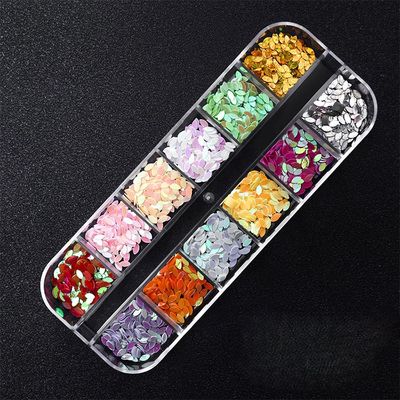 12 Grids Box Nail Accessories - I