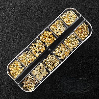 12 Grids Box Nail Accessories - M