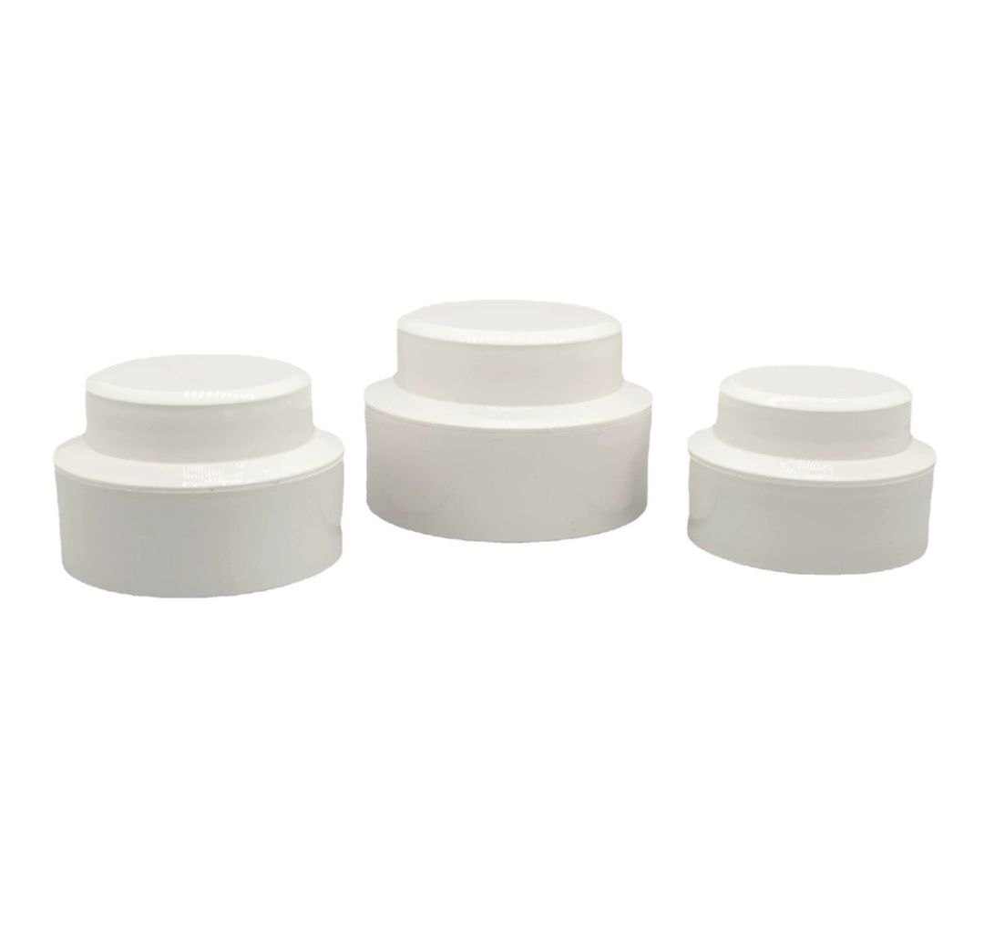 Empty White Jar, color: 30g