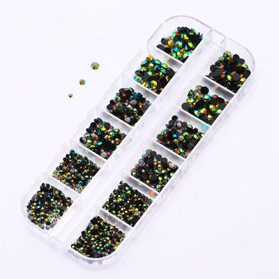 12 Grids Box Nail Accessories - Q