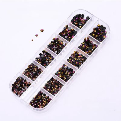 12 Grids Box Nail Accessories - S