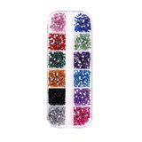 12 Grids Box Nail Rhinestone - B